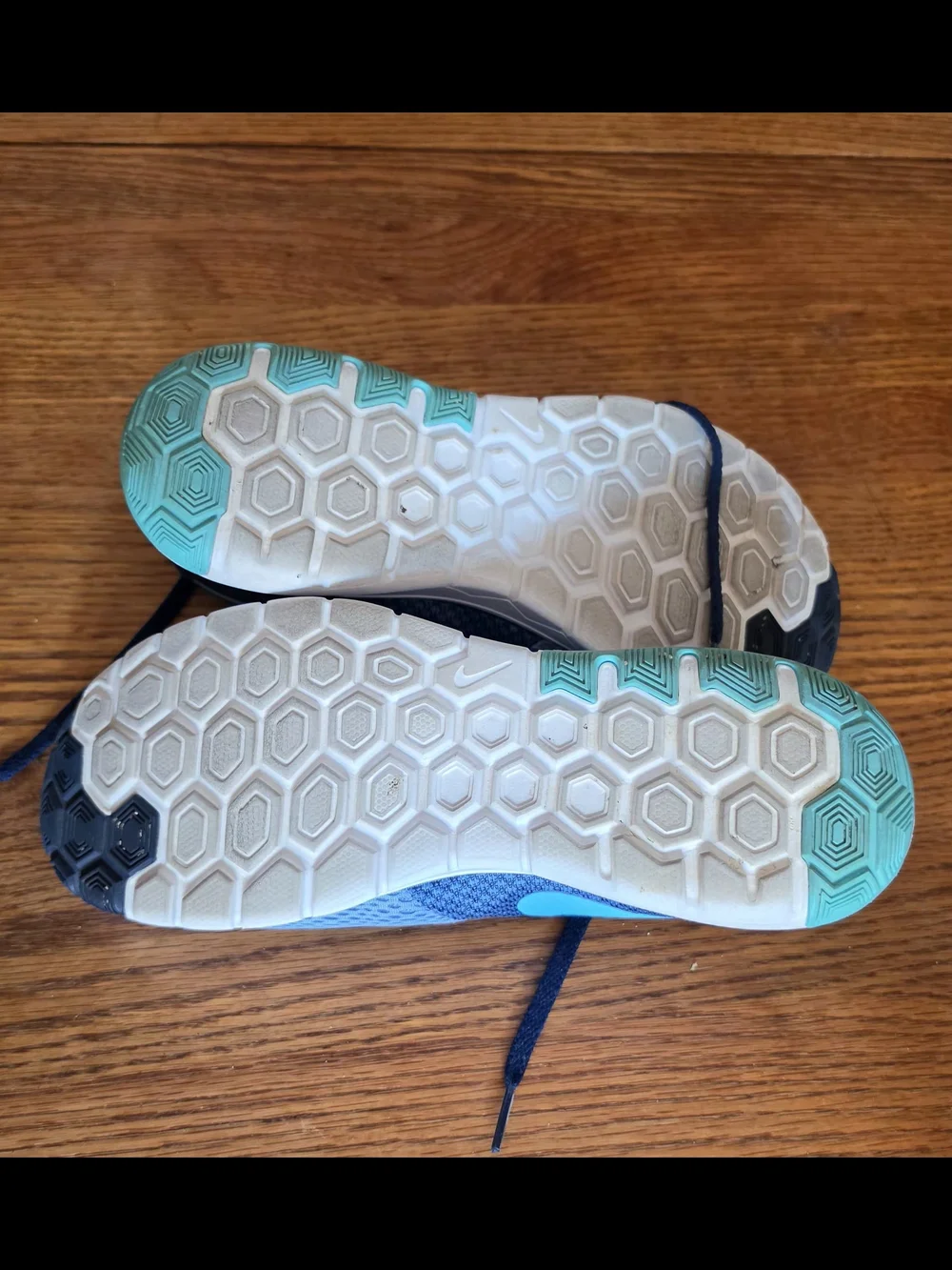 Nike Women's Blue Mesh Running Shoes